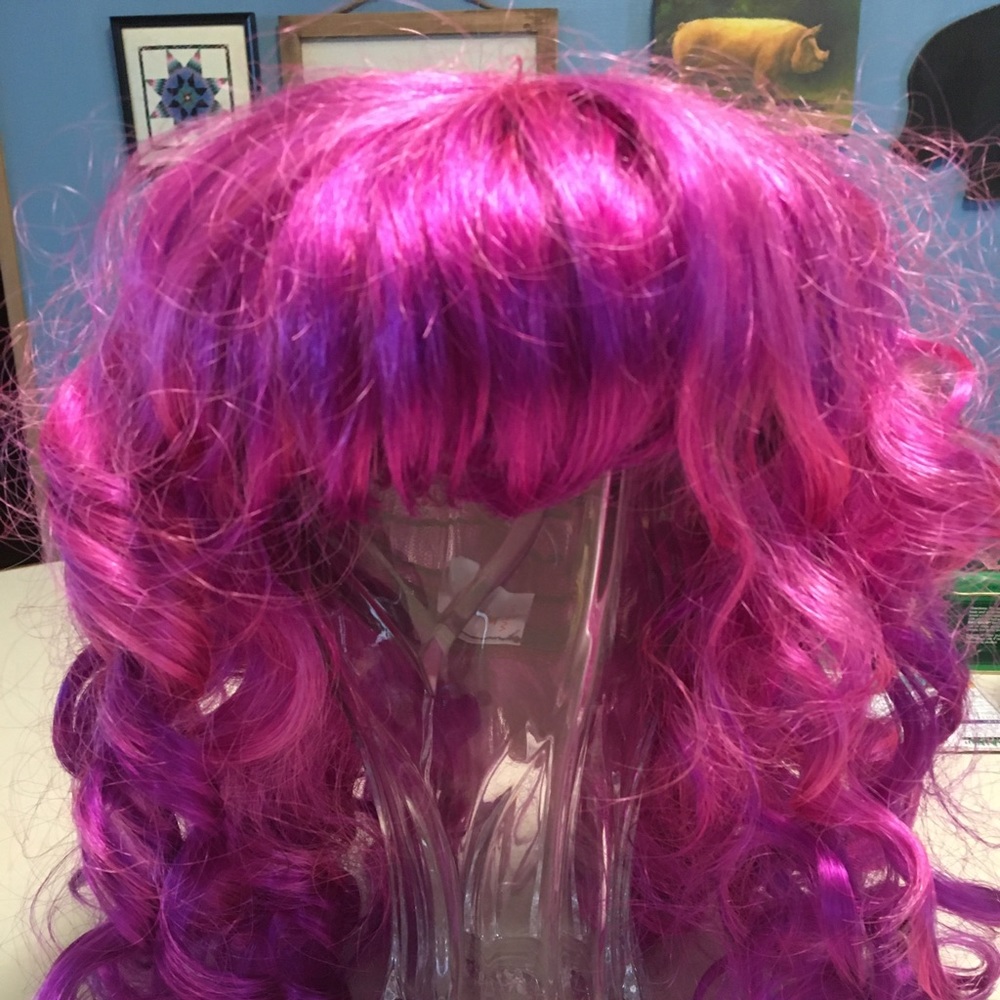 Wig - Purple and Pink